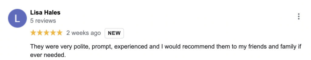 New Port Richey Truck Accident Client Review