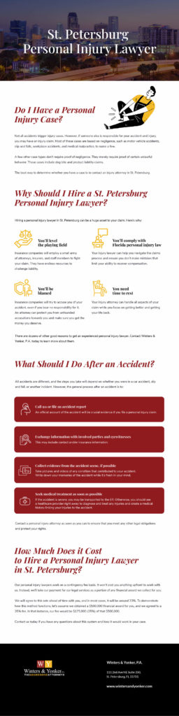 St. Petersburg - Personal Injury Infographic